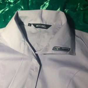 Moschino/Ellesse Button Down Lavender Top